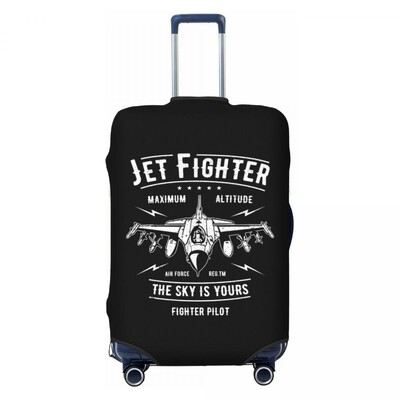 Instrumente de aviație personalizate Husă pentru bagaje Avion amuzant Pilot Aviator Cadou Valisă Protectoare Acoperi costum pentru 18-32 inch