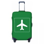 Pielāgots lidostas lidmašīnas bagāžas pārsegs, elastīgs aviācijas lidmašīnas lidotāja pilota ceļojumu čemodāna aizsargpārsegs, kas piemērots 18-32 collām