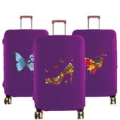 Husă pentru bagaje Valisă Husă pentru praf de călătorie Huse de protecție pentru bagaje pentru accesorii de călătorie de 18-32 inci Model Butterfly Series