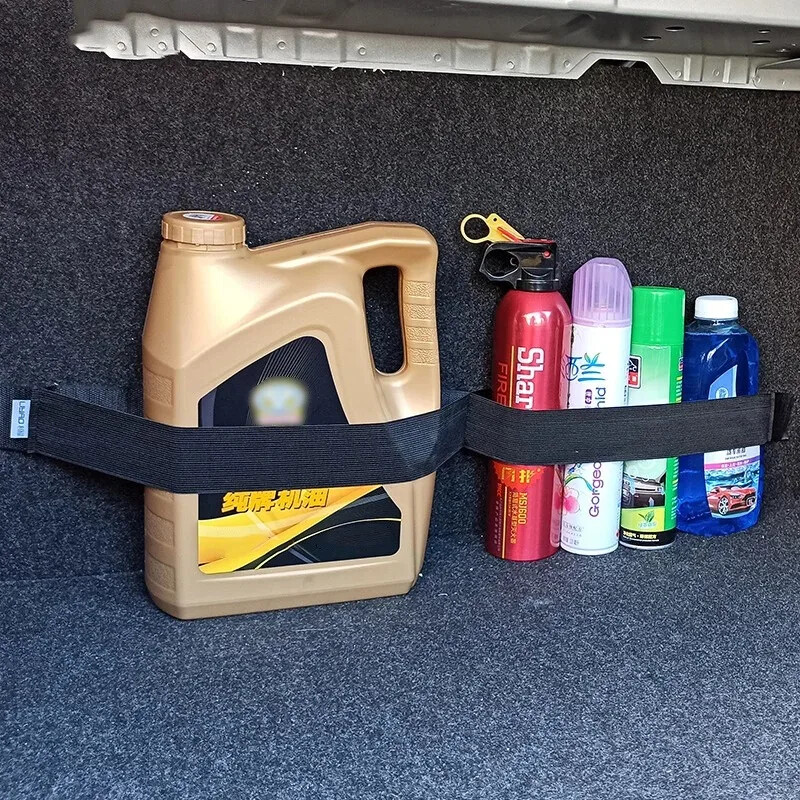 Organizator portbagaj auto curea de fixare elastică benzi pentru pungi de depozitare centură de fixare pentru stingător de incendiu Accesorii interioare auto 40-80CM