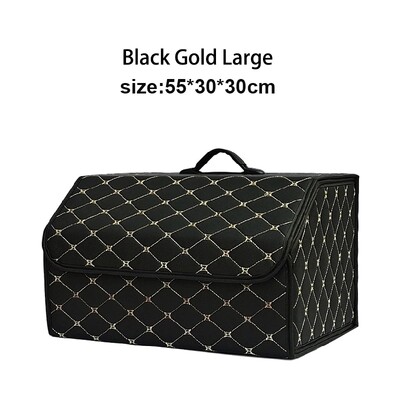 Kutija za organizatore prtljažnika automobila velikog kapaciteta Torba za pohranu automatskih višenamjenskih alata Spremanje Pospremanje Kožna sklopiva kutija za pohranu u hitnim slučajevima