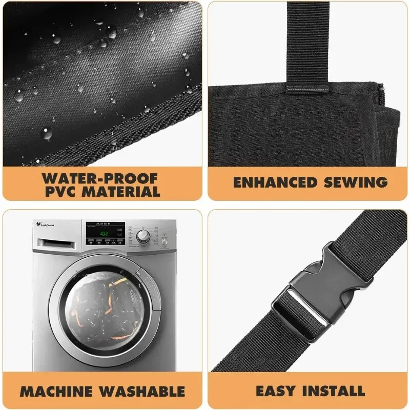 Geantă de depozitare pentru mașină, de capacitate mare, multifuncțională, geantă de depozitare pentru portbagaj, detașabilă, organizator suspendat pentru spate, accesorii de interior