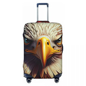 Eagle Statele Unite ale Americii Imprimare Huse de protecție pentru bagaje Elastic Impermeabil 18-32 inch Husă pentru valiză Accesorii de călătorie