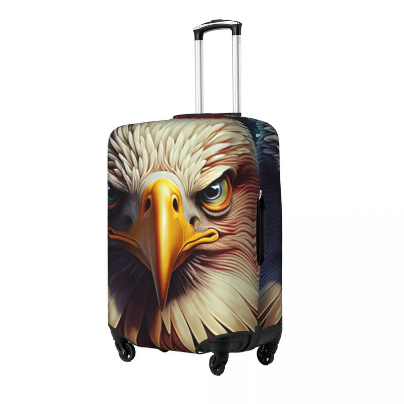 Eagle Statele Unite ale Americii Imprimare Huse de protecție pentru bagaje Elastic Impermeabil 18-32 inch Husă pentru valiză Accesorii de călătorie