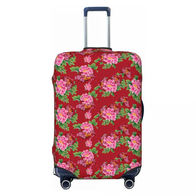 Dongbei navlaka za kovčeg s velikim cvijetom, luksuzna zaštita za putovanje na krstarenju, let, korisni dodaci za prtljagu
