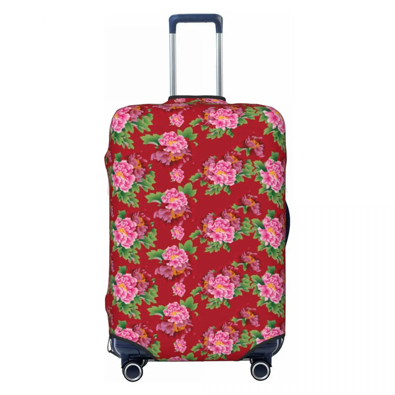 Dongbei navlaka za kovčeg s velikim cvijetom, luksuzna zaštita za putovanje na krstarenju, let, korisni dodaci za prtljagu