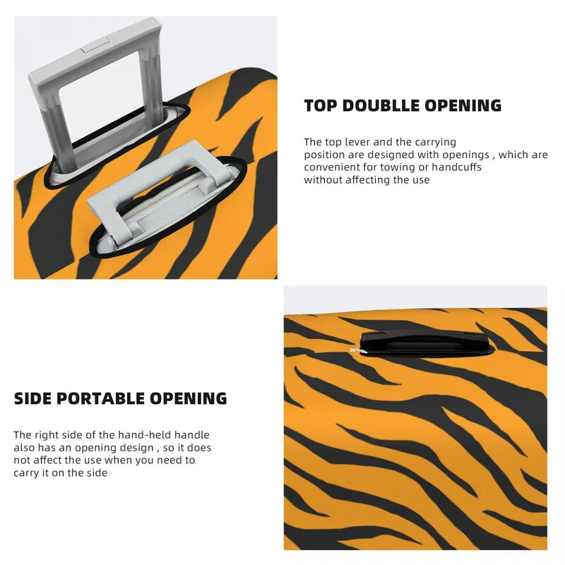 Klasična navlaka za kovčeg s tigrovim prugama Kamuflažna maskirna maskirna maskirna s tigrastim prugama Otporna na prašinu Zaštitna oprema za prtljagu