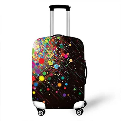Abstract bagāžas pārsega ceļojumu čemodāna aizsargtērps 18-32 izmēra ratiņu futrālim putekļu ceļojumu aksesuāri elastības kastes komplekti