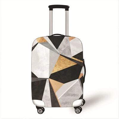 Husă pentru bagaje cu model geometric fierbinte Husă de protecție pentru bagaje 18-32 inch Husă pentru cărucior Husă pentru valiză Husă pentru praf Accesorii de călătorie