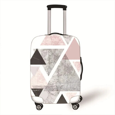 Husă pentru bagaje cu model geometric fierbinte Husă de protecție pentru bagaje 18-32 inch Husă pentru cărucior Husă pentru valiză Husă pentru praf Accesorii de călătorie