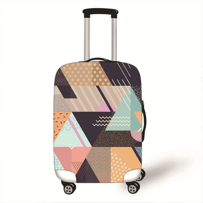 Husă pentru bagaje cu model geometric fierbinte Husă de protecție pentru bagaje 18-32 inch Husă pentru cărucior Husă pentru valiză Husă pentru praf Accesorii de călătorie