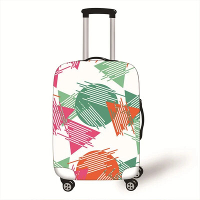 Husă pentru bagaje cu model geometric fierbinte Husă de protecție pentru bagaje 18-32 inch Husă pentru cărucior Husă pentru valiză Husă pentru praf Accesorii de călătorie
