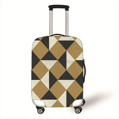 Husă pentru bagaje cu model geometric fierbinte Husă de protecție pentru bagaje 18-32 inch Husă pentru cărucior Husă pentru valiză Husă pentru praf Accesorii de călătorie