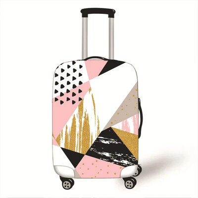 Husă pentru bagaje cu model geometric fierbinte Husă de protecție pentru bagaje 18-32 inch Husă pentru cărucior Husă pentru valiză Husă pentru praf Accesorii de călătorie