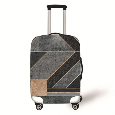 Husă pentru bagaje cu model geometric fierbinte Husă de protecție pentru bagaje 18-32 inch Husă pentru cărucior Husă pentru valiză Husă pentru praf Accesorii de călătorie