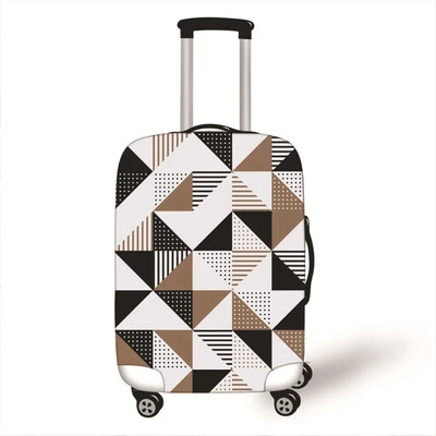 Husă pentru bagaje cu model geometric fierbinte Husă de protecție pentru bagaje 18-32 inch Husă pentru cărucior Husă pentru valiză Husă pentru praf Accesorii de călătorie