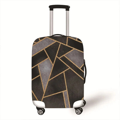 Husă pentru bagaje cu model geometric fierbinte Husă de protecție pentru bagaje 18-32 inch Husă pentru cărucior Husă pentru valiză Husă pentru praf Accesorii de călătorie