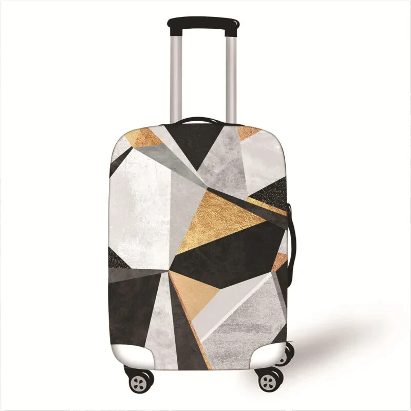 Husă pentru bagaje cu model geometric fierbinte Husă de protecție pentru bagaje 18-32 inch Husă pentru cărucior Husă pentru valiză Husă pentru praf Accesorii de călătorie