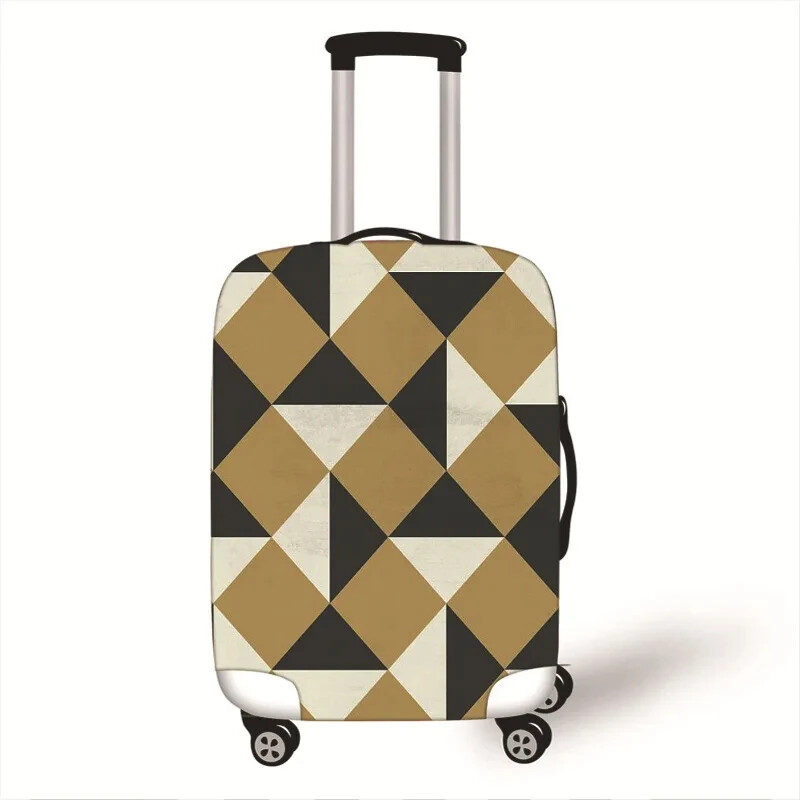 Husă pentru bagaje cu model geometric fierbinte Husă de protecție pentru bagaje 18-32 inch Husă pentru cărucior Husă pentru valiză Husă pentru praf Accesorii de călătorie