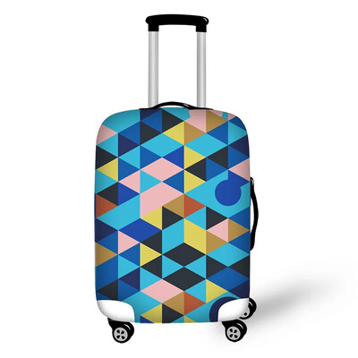 Vienkāršs raksts Drukāt bagāžas aizsargvāciņus čemodānu pārvalkus Ūdensnecaurlaidīgi bagāžas pārvalki piederumu somas ceļojumu ratiņu somas pārvalks