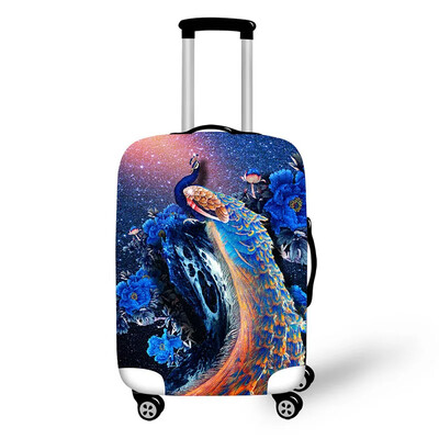 Radošs dizains ceļojumu aizsardzība dzīvnieku ainavas raksts ceļojumu vairogs ūdensizturīgs pārnēsājams čemodāns čemodāns lietus pārvalks