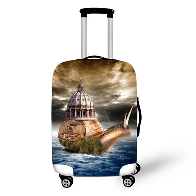 Radošs dizains ceļojumu aizsardzība dzīvnieku ainavas raksts ceļojumu vairogs ūdensizturīgs pārnēsājams čemodāns čemodāns lietus pārvalks