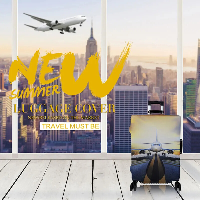 Radošs dizains ceļojumu aizsardzība dzīvnieku ainavas raksts ceļojumu vairogs ūdensizturīgs pārnēsājams čemodāns čemodāns lietus pārvalks