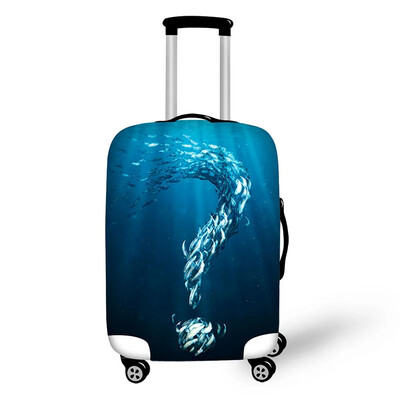 Huse de protecție adorabile pentru animale pentru valiză Husă pentru bagaje de călătorie, elastică extensibilă până la 18 inchi - 30 inchi Huse peisaj