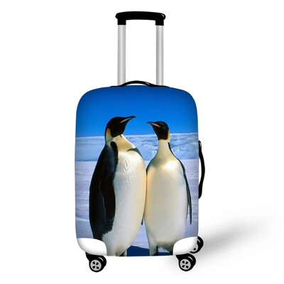 Animal Penguin Utazási Kiegészítők Bőrönd védőhuzatok 18-32 hüvelykes rugalmas csomagtartó porvédő tok Nyújtható táska