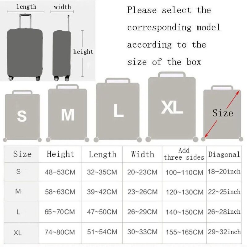Husă de protecție pentru bagaje cu model 3d de animale de călătorie, potrivită pentru valiză cu cărucior de 18-32 inchi, husă de praf, elasticitate perfectă