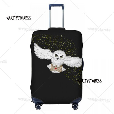 Protector de husă pentru bagaje cu model de craniu personalizat cu damasc, pentru valiză de călătorie, vrăjitoare de Halloween, gotică, ocultă, pentru 18-32 inch