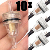 Filtru de benzină cu miez de cupru pentru motocicletă, filtru universal de benzină în linie, rezistență la filtrul de combustibil pentru mașină, element de filtru de combustibil pentru motocicletă