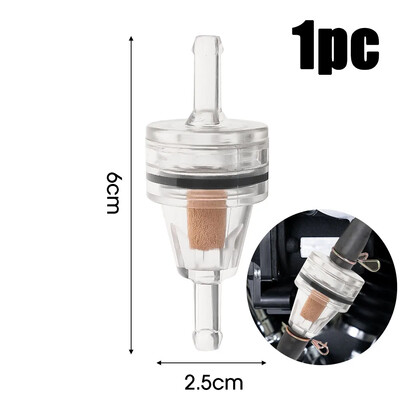 Filtru de benzină cu miez de cupru pentru motocicletă, filtru universal de benzină în linie, rezistență la filtrul de combustibil pentru mașină, element de filtru de combustibil pentru motocicletă