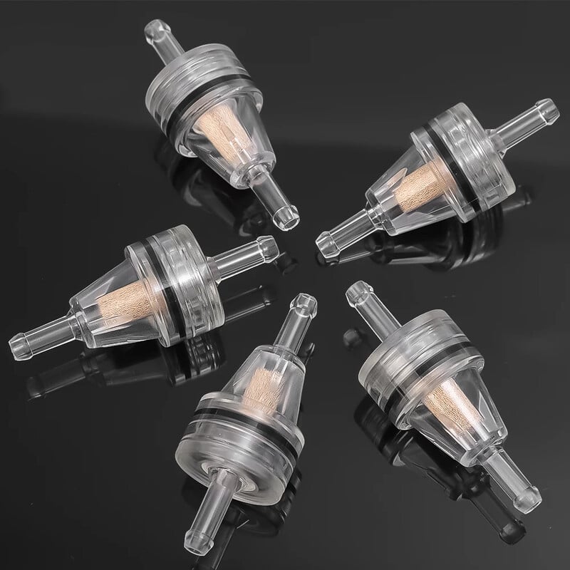 Filtru de benzină cu miez de cupru pentru motocicletă, filtru universal de benzină în linie, rezistență la filtrul de combustibil pentru mașină, element de filtru de combustibil pentru motocicletă
