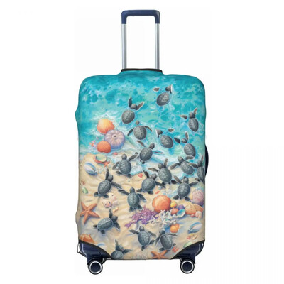 Prilagođena modna utrka za sigurnost Morske kornjače Zaštitna navlaka za prtljagu Elastične navlake za putne kovčege