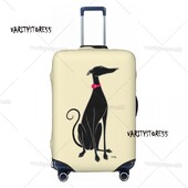 Pielāgots Snooty čemodāna pārsegs Elastīgie Greyhound Whippet Suņu bagāžas aizsargpārsegi 18-32 collām