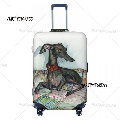 Pielāgots Snooty čemodāna pārsegs Elastīgie Greyhound Whippet Suņu bagāžas aizsargpārsegi 18-32 collām