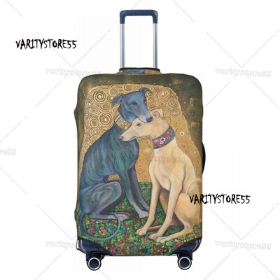 Pielāgots Snooty čemodāna pārsegs Elastīgie Greyhound Whippet Suņu bagāžas aizsargpārsegi 18-32 collām