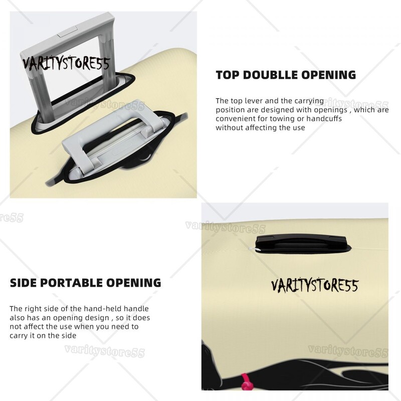 Pielāgots Snooty čemodāna pārsegs Elastīgie Greyhound Whippet Suņu bagāžas aizsargpārsegi 18-32 collām