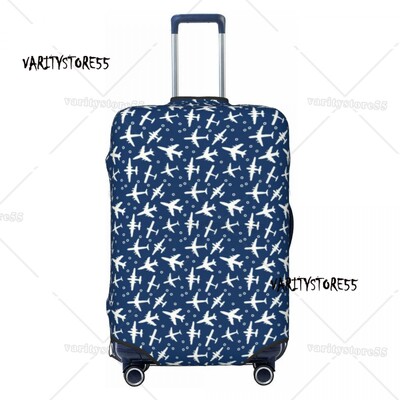 Prilagođena svjetla za pistu zračne luke noću Zaštitnik navlake za prtljagu Slatke navlake za putne kovčege kontrolora zračnog prometa za 18-32 inča