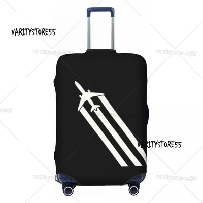 Prilagođena svjetla za pistu zračne luke noću Zaštitnik navlake za prtljagu Slatke navlake za putne kovčege kontrolora zračnog prometa za 18-32 inča