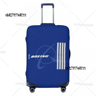 Prilagođena svjetla za pistu zračne luke noću Zaštitnik navlake za prtljagu Slatke navlake za putne kovčege kontrolora zračnog prometa za 18-32 inča