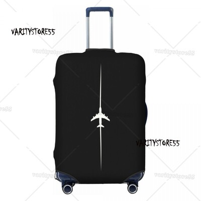 Prilagođena svjetla za pistu zračne luke noću Zaštitnik navlake za prtljagu Slatke navlake za putne kovčege kontrolora zračnog prometa za 18-32 inča