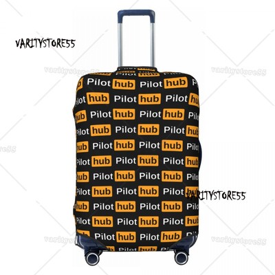 Prilagođena svjetla za pistu zračne luke noću Zaštitnik navlake za prtljagu Slatke navlake za putne kovčege kontrolora zračnog prometa za 18-32 inča