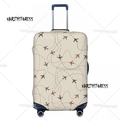 Prilagođena svjetla za pistu zračne luke noću Zaštitnik navlake za prtljagu Slatke navlake za putne kovčege kontrolora zračnog prometa za 18-32 inča