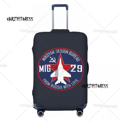 Prilagođena svjetla za pistu zračne luke noću Zaštitnik navlake za prtljagu Slatke navlake za putne kovčege kontrolora zračnog prometa za 18-32 inča