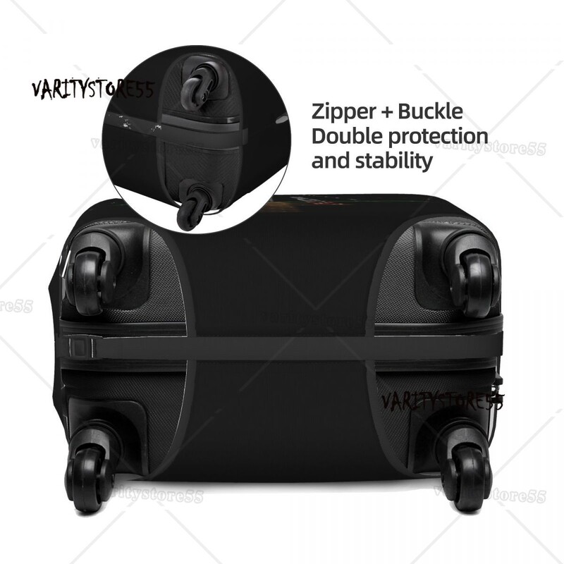 Prilagođena svjetla za pistu zračne luke noću Zaštitnik navlake za prtljagu Slatke navlake za putne kovčege kontrolora zračnog prometa za 18-32 inča