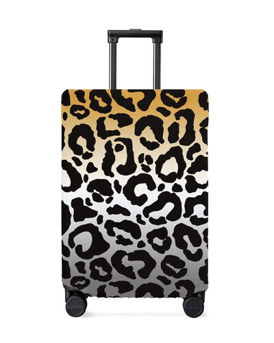 Leopard Print augstpapēžu bagāžas pārsegs, elastīgs čemodāns aizsargs bagāžas putekļu vāciņš 18-32 collu ceļojumu čemodānam
