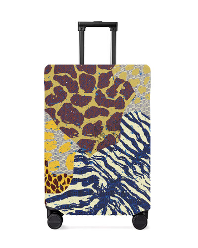 Leopard Print augstpapēžu bagāžas pārsegs, elastīgs čemodāns aizsargs bagāžas putekļu vāciņš 18-32 collu ceļojumu čemodānam