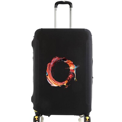 Husă de protecție pentru bagaje pentru vopsea de modă de 18-28 inchi, model serie de 26 litere, valiza, saci de praf elastice, husă, accesorii de călătorie